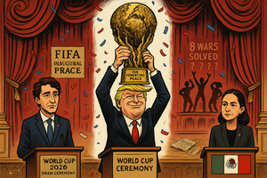 "Garbage" Guy Receives Made Up Trophy for "Promoting Unity"